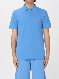 Polo in cotone con logo SUN68