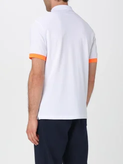 Polo in cotone con logo SUN68