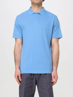 Polo in cotone con logo SUN68