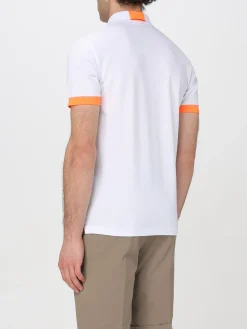 Polo in cotone con logo SUN68