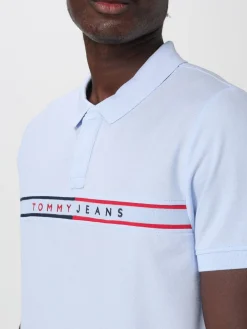 Polo in cotone con logo Tommy Jeans