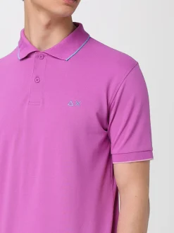 Polo in cotone con mini logo SUN68