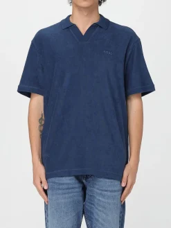 Polo in cotone con mini logo Boss