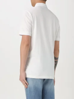 Polo in cotone con mini logo Boss