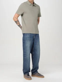 Polo in cotone con mini logo A.P.C.