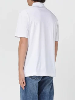 Polo in cotone con mini logo Boss