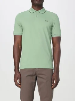 Polo in cotone con mini logo SUN68