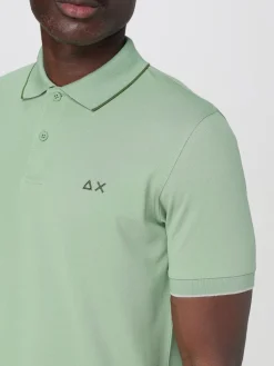 Polo in cotone con mini logo SUN68