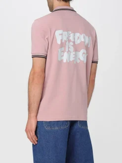 Polo in cotone con slogan Comme Des GarÇons Shirt