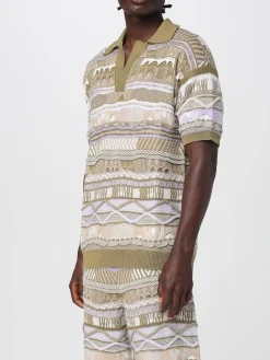 Polo in cotone jacquard multifilo Laneus