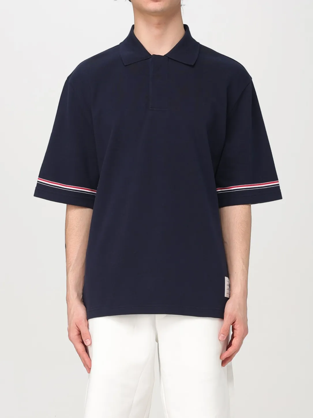Polo in cotone oversize Thom Browne