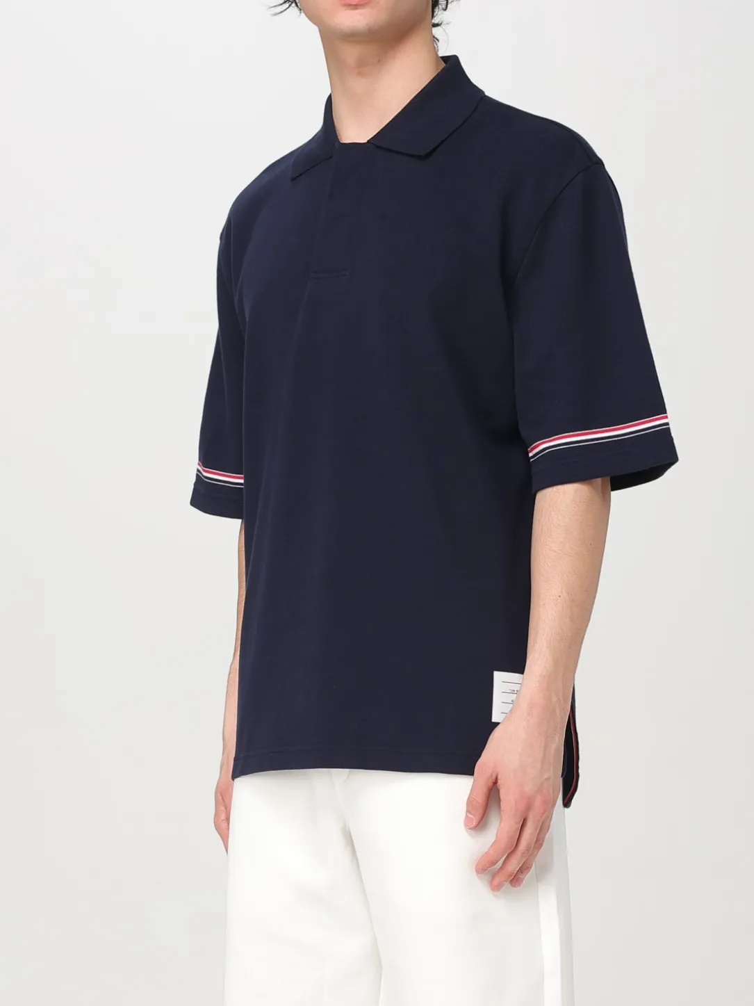 Polo in cotone oversize Thom Browne