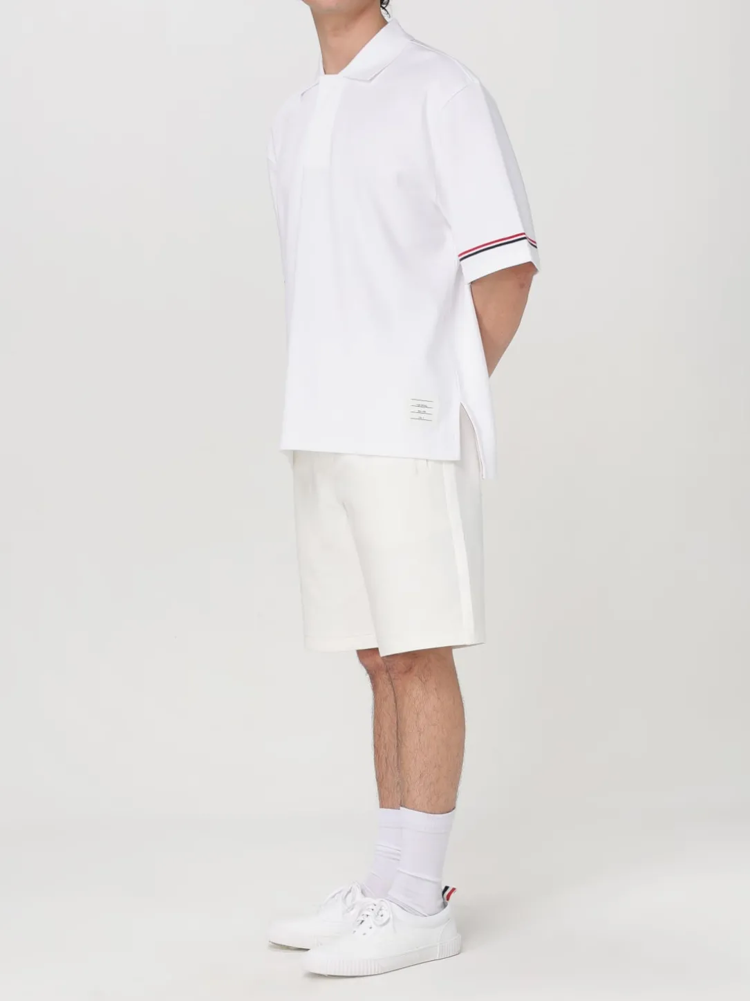 Polo in cotone oversize Thom Browne