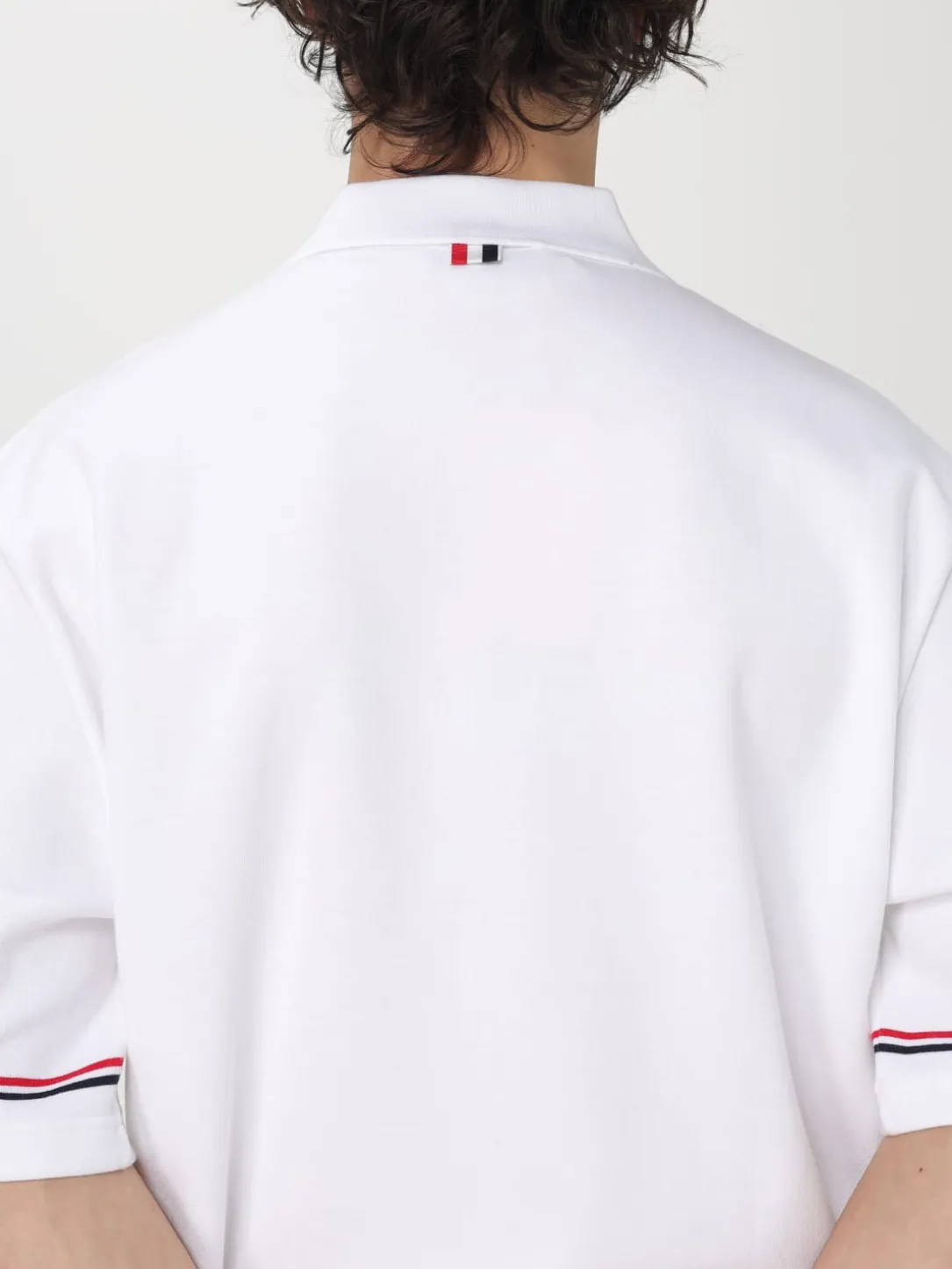 Polo in cotone oversize Thom Browne