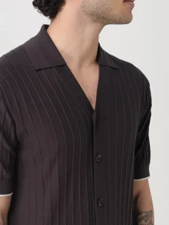 Polo in maglia di cotone e seta Paolo Pecora