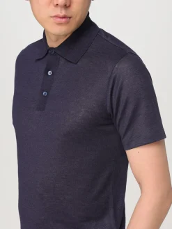 Polo in maglia di lino Paul & Shark