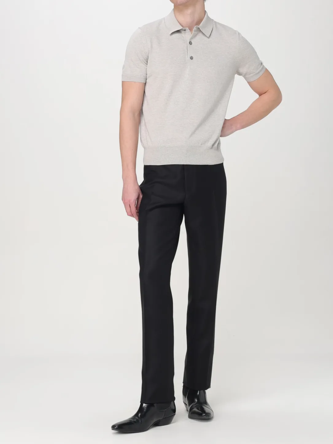 Polo in maglia Tom Ford basic