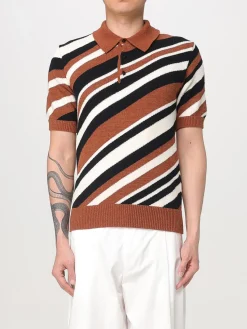 Polo in misto cotone a righe Dolce & Gabbana