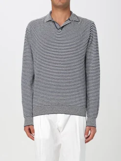 Polo in misto cotone a righe Doppiaa