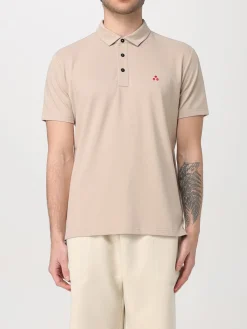 Polo in misto cotone con logo Peuterey