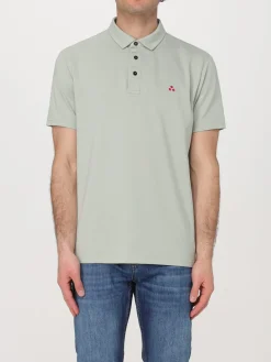 Polo in misto cotone con logo Peuterey