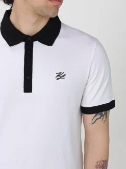 Polo Karl Lagerfeld in cotone stretch