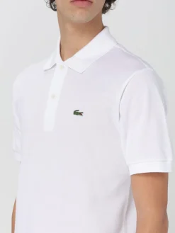 Polo Lacoste in piquet di cotone con logo