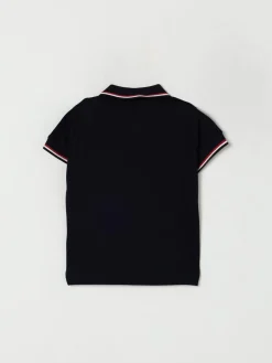 Polo Moncler in cotone stretch