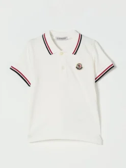Polo Moncler in cotone stretch