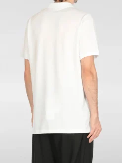 Polo Moschino Couture in cotone con logo