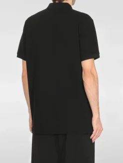 Polo Moschino Couture in cotone con logo