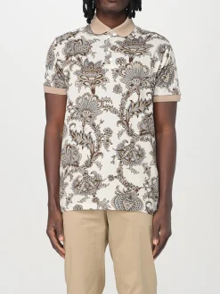 Polo Pegaso Etro in cotone paisley