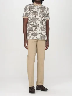 Polo Pegaso Etro in cotone paisley