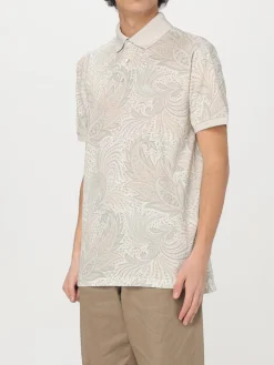 Polo Pegaso Etro in cotone Paisley