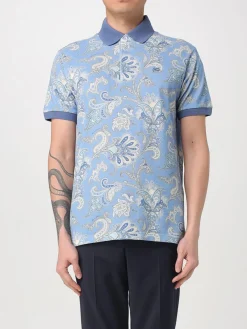 Polo Pegaso Etro in cotone paisley