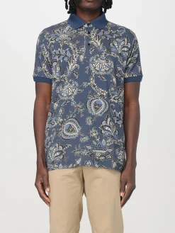 Polo Pegaso Etro in cotone paisley