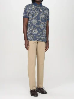 Polo Pegaso Etro in cotone paisley