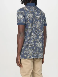 Polo Pegaso Etro in cotone paisley