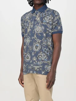 Polo Pegaso Etro in cotone paisley