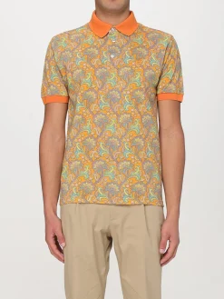 Polo Pegaso Etro in cotone paisley