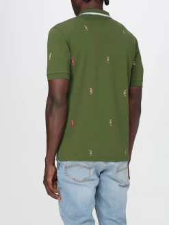 Polo SUN68 in cotone con ricami