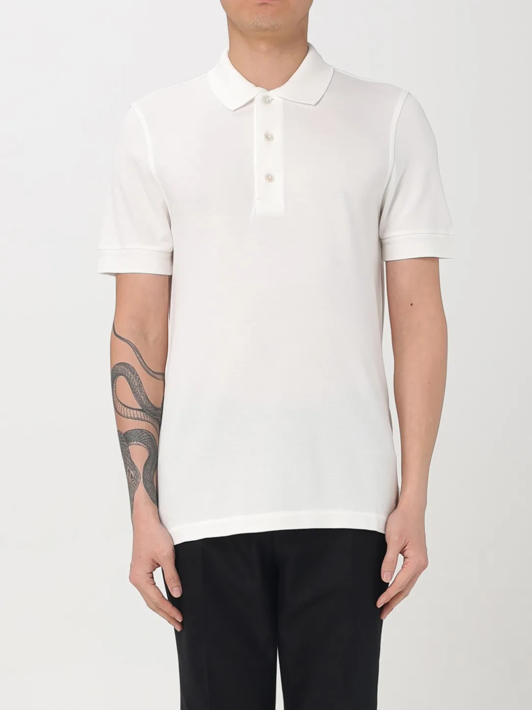 Polo Tom Ford in misto cotone