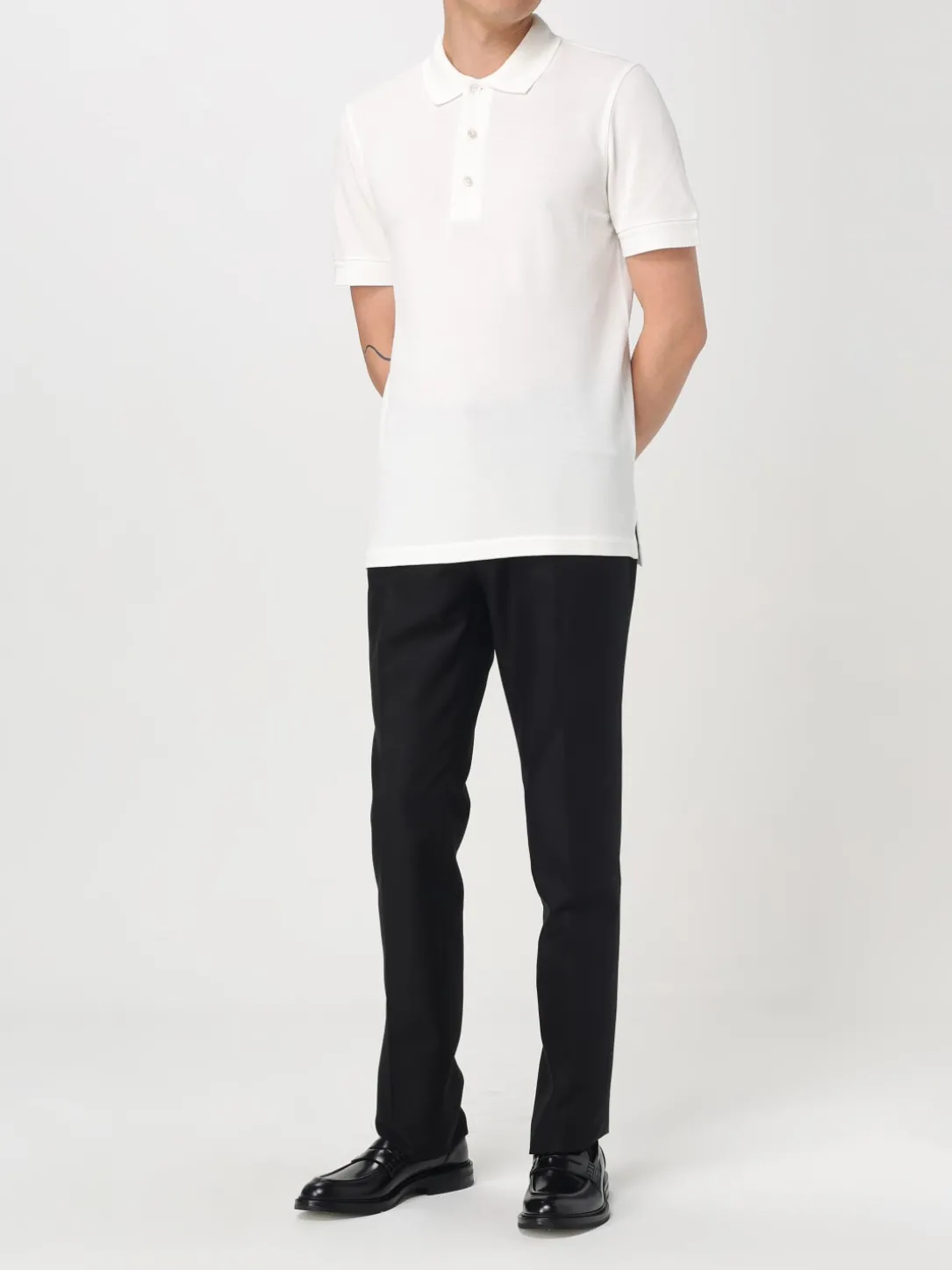 Polo Tom Ford in misto cotone