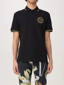 Polo Versace Jeans Couture in cotone con logo