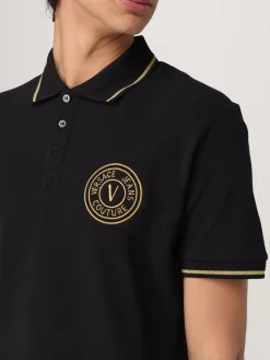 Polo Versace Jeans Couture in cotone con logo