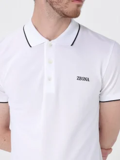 Polo Zegna in cotone stretch
