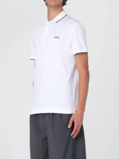 Polo Zegna in cotone stretch