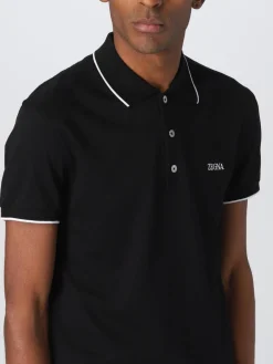 Polo Zegna in cotone stretch