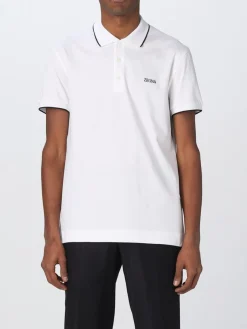 Polo Zegna in cotone stretch