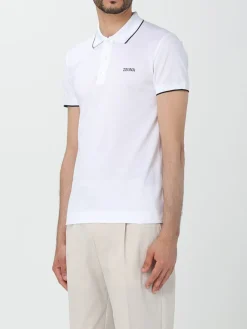 Polo Zegna in piquet di cotone